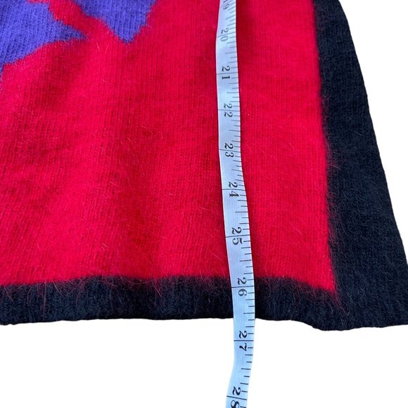 Semplice Sweater Tango Dancing Sequins Angora Lambswool wearable Art Vintage P - Picture 10 of 12